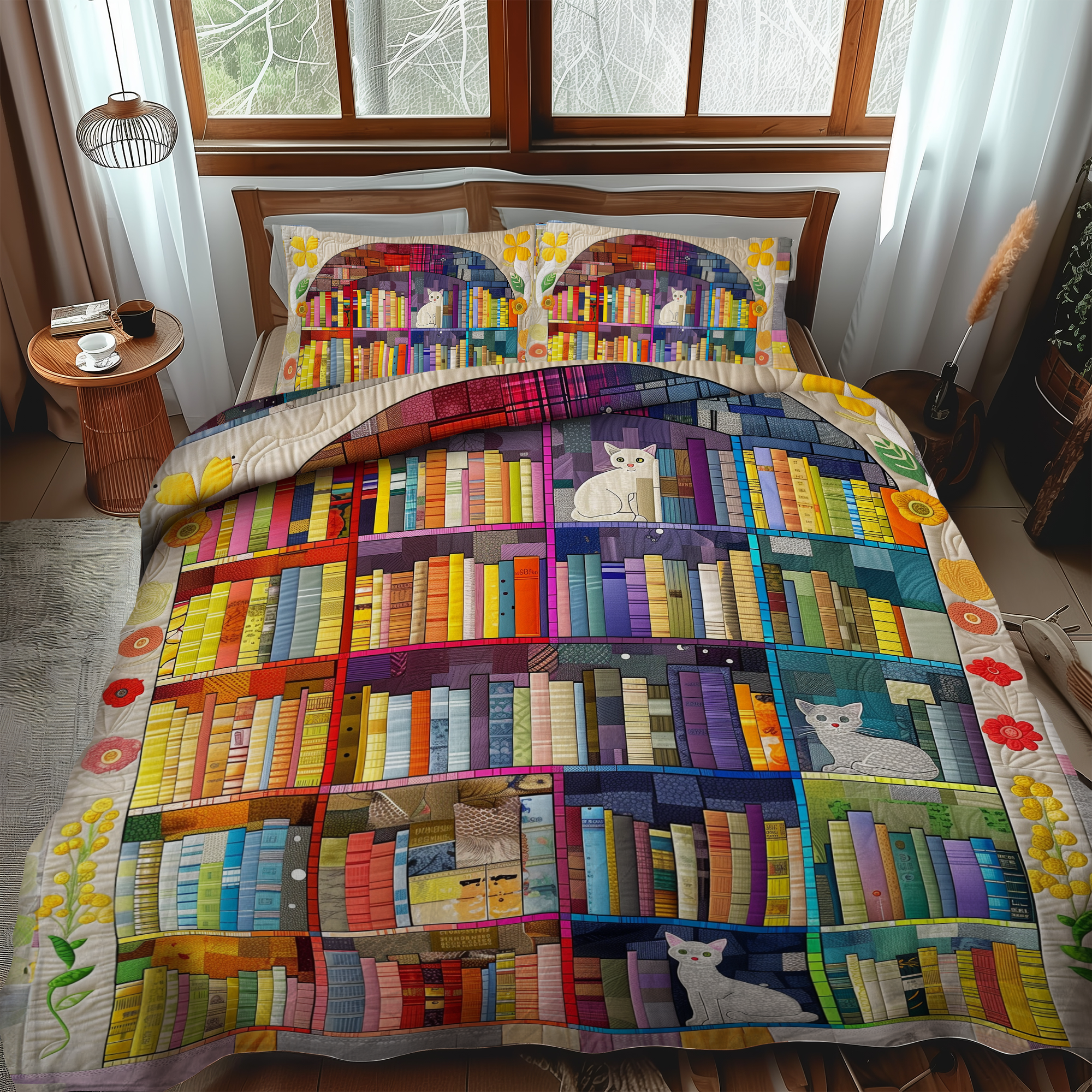 Set di Biancheria da Letto Trapuntata 3 Pezzi Panorama di Verse