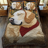 Set di Biancheria da Letto Trapuntata 3 Pezzi Fetch nei Campi