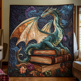 Cuore di Drago Verdeggiante Coperta Trapuntata