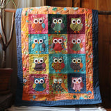 Gufo Fantasioso Coperta Trapuntata