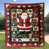 Officina di Babbo Natale Coperta Trapuntata