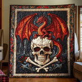 Trono del Teschio del Drago Coperta Trapuntata