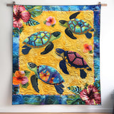 Avventura Acquatica Quilt Artistico da Parete