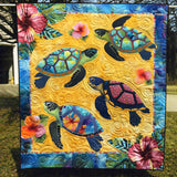 Avventura Acquatica Quilt Artistico da Parete