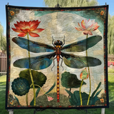 Libellula Mistica Coperta Trapuntata