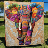 Viandante al Tramonto Coperta Trapuntata