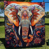 Elefante del Sole Coperta Trapuntata