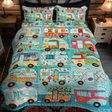 Set di Biancheria da Letto Trapuntata 3 Pezzi Sogni della Carovana