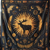 Sole e Stelle Coperta Trapuntata