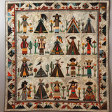 Spiriti verso il Cielo Coperta Trapuntata