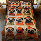 Set di Biancheria da Letto Trapuntata 3 Pezzi Carlini Adorabili