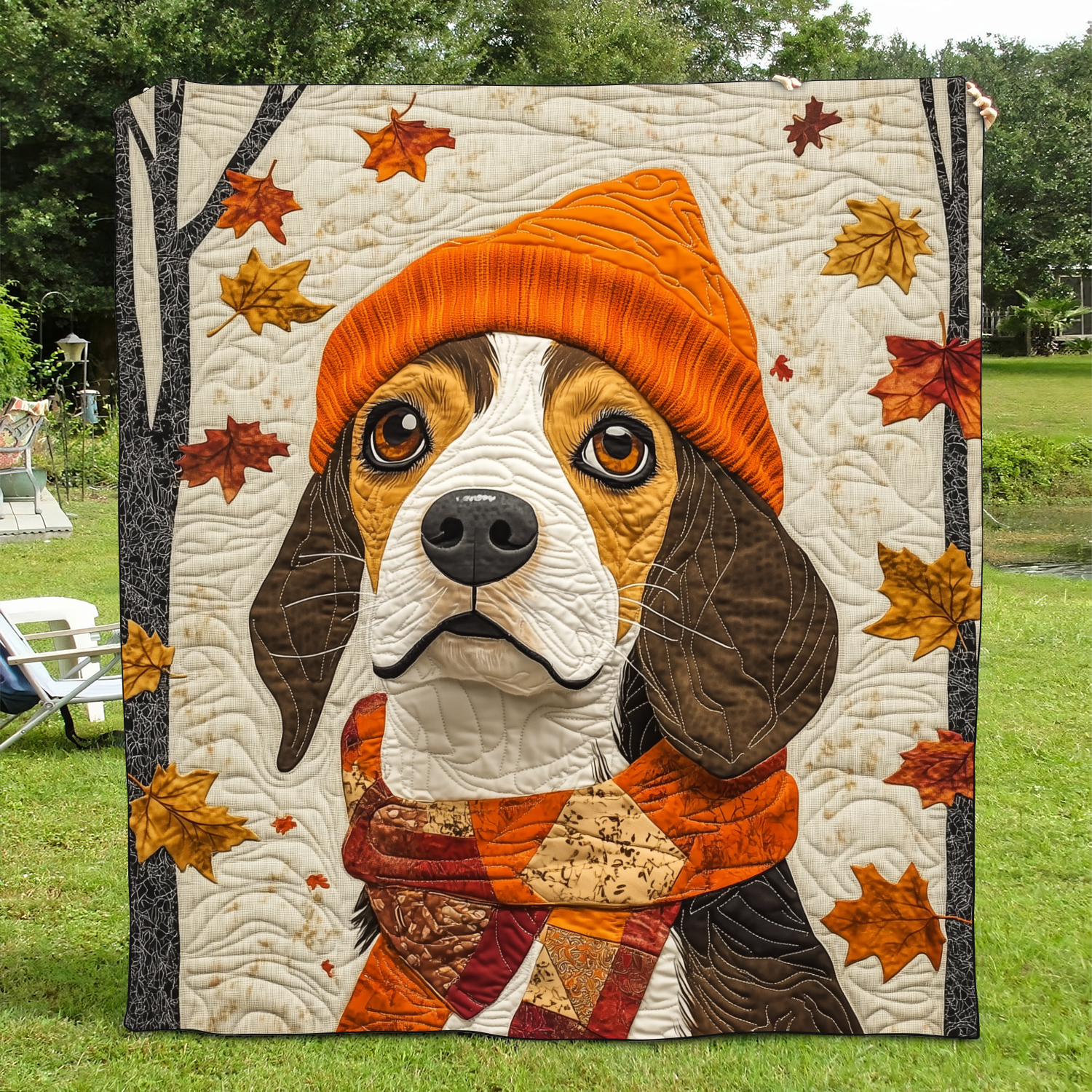 Adorabile Beagle Coperta Trapuntata