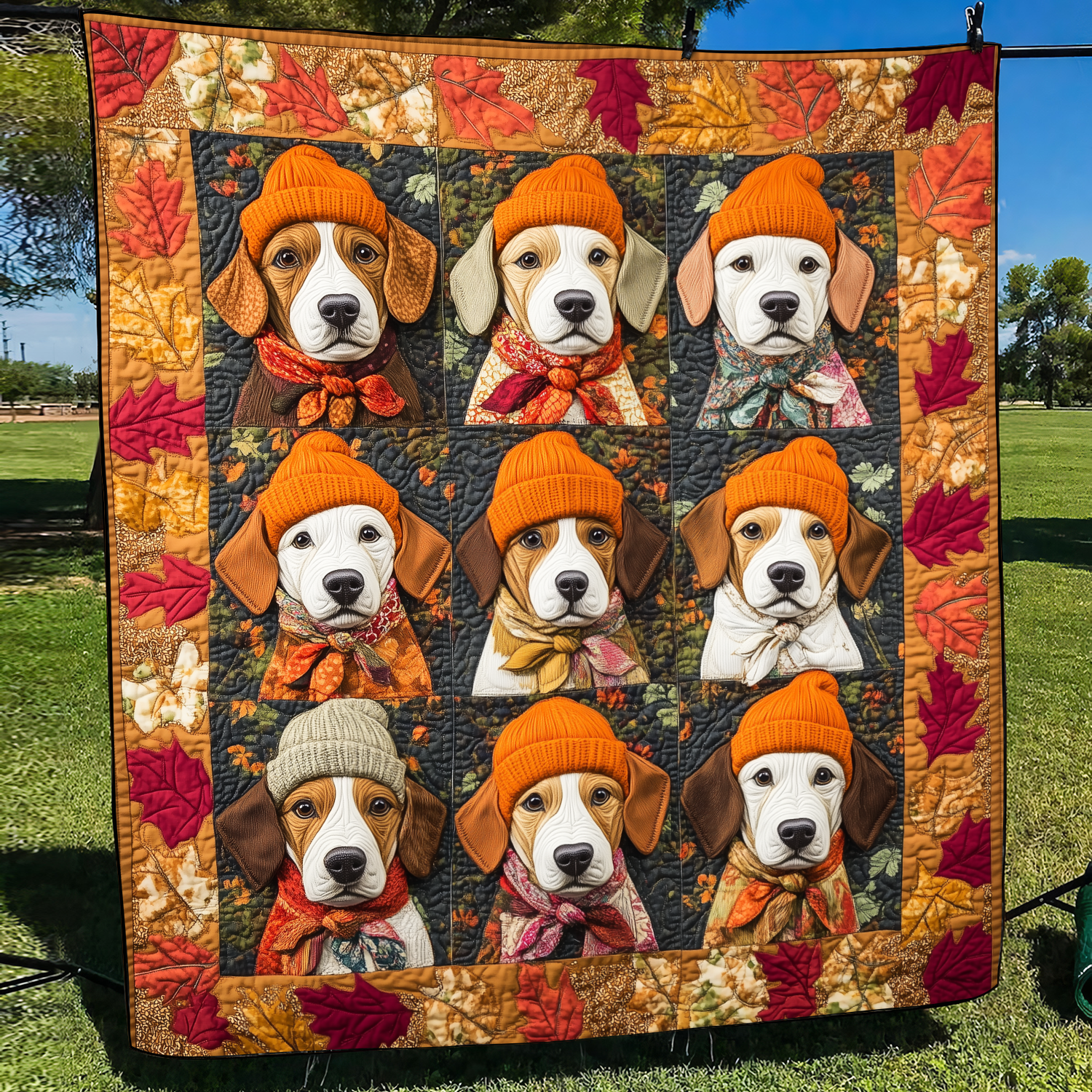Beagle Affettuosi Coperta Trapuntata
