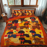 Set di Biancheria da Letto Trapuntata 3 Pezzi Bassotti di Affectionate