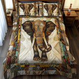 Set di Biancheria da Letto Trapuntata 3 Pezzi Gigante Africano
