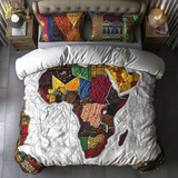 Set di Biancheria da Letto Trapuntata 3 Pezzi Orizzonti Africani