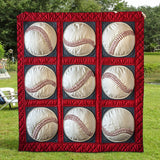 Baseball delle Stelle Coperta Trapuntata