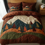 Set di Biancheria da Letto Trapuntata 3 Pezzi Rifugio Alpino