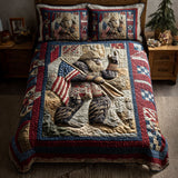 Set di Biancheria da Letto Trapuntata 3 Pezzi Americano Bigfoot