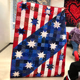 Patchwork Americana Coperta Trapuntata