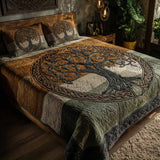Set di Biancheria da Letto Trapuntata 3 Pezzi Ancestral Bark