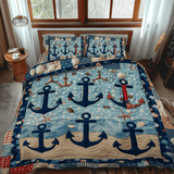Set di Biancheria da Letto Trapuntata 3 Pezzi Serenità di Anchored