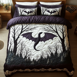 Set di Biancheria da Letto Trapuntata 3 Pezzi Drago Antico