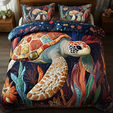 Set di Biancheria da Letto Trapuntata 3 Pezzi Viaggiatore Antico