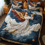 Set di Biancheria da Letto Trapuntata 3 Pezzi Angelo della Pace