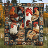 Gallo Antico Coperta Trapuntata