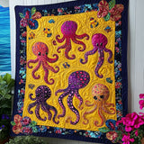 Tentacoli Acquatici Coperta Trapuntata