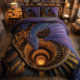 Set di Biancheria da Letto Trapuntata 3 Pezzi Arcane Spiral
