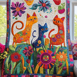 Felino Artistico Coperta Trapuntata