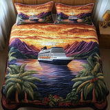 Set di Biancheria da Letto Trapuntata 3 Pezzi Atlantic Expedition