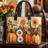 Accogliente Autunno Borsa Tote Trapuntata