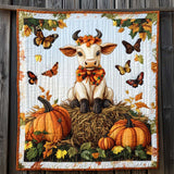 Farfalle d'Autunno Coperta Trapuntata