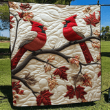 Cardinale d'Autunno Coperta Trapuntata