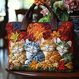Gatto d'Autunno Borsa Tote Trapuntata