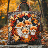 Famiglia della Tana d'Autunno Borsa Tote Trapuntata