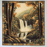 Foresta d'Autunno Quilt Artistico da Parete