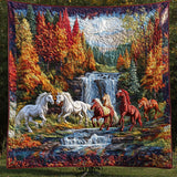 Galoppo d'Autunno Coperta Trapuntata