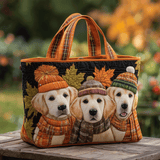 Golden d'Autunno Borsa Tote Trapuntata