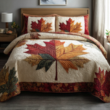 Set di Biancheria da Letto Trapuntata 3 Pezzi Grazia dell'Autunno