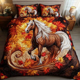 Set di Biancheria da Letto Trapuntata 3 Pezzi Grazia dell'Autunno