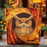 Gufo d'Autunno Borsa Tote Trapuntata