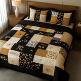 Set di Biancheria da Letto Trapuntata 3 Pezzi Petali dell'Autunno