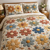 Set di Biancheria da Letto Trapuntata 3 Pezzi Autunno di Posy