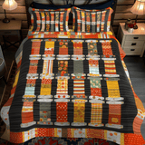 Set di Biancheria da Letto Trapuntata 3 Pezzi Filo dell'Autunno