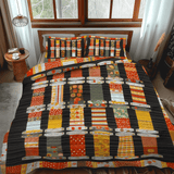 Set di Biancheria da Letto Trapuntata 3 Pezzi Filo dell'Autunno