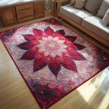 Mandala Azzurro Tappeto
